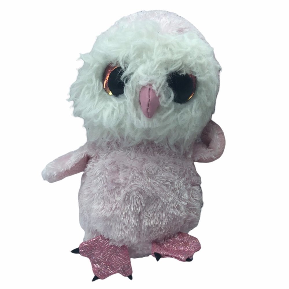 Lumo Stars Owl Pollo plush‎ toy stuffed animal pink 7" 2018 Tactic Games